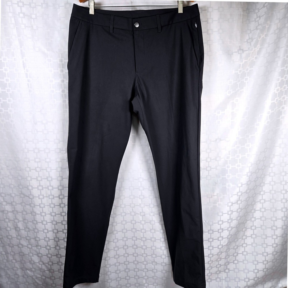 Lululemon Commission Classic-Fit Pant 36 Black‎ Warpstreme Mens Chino